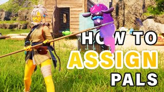 How to Assign Base Pals to Work ► Palworld