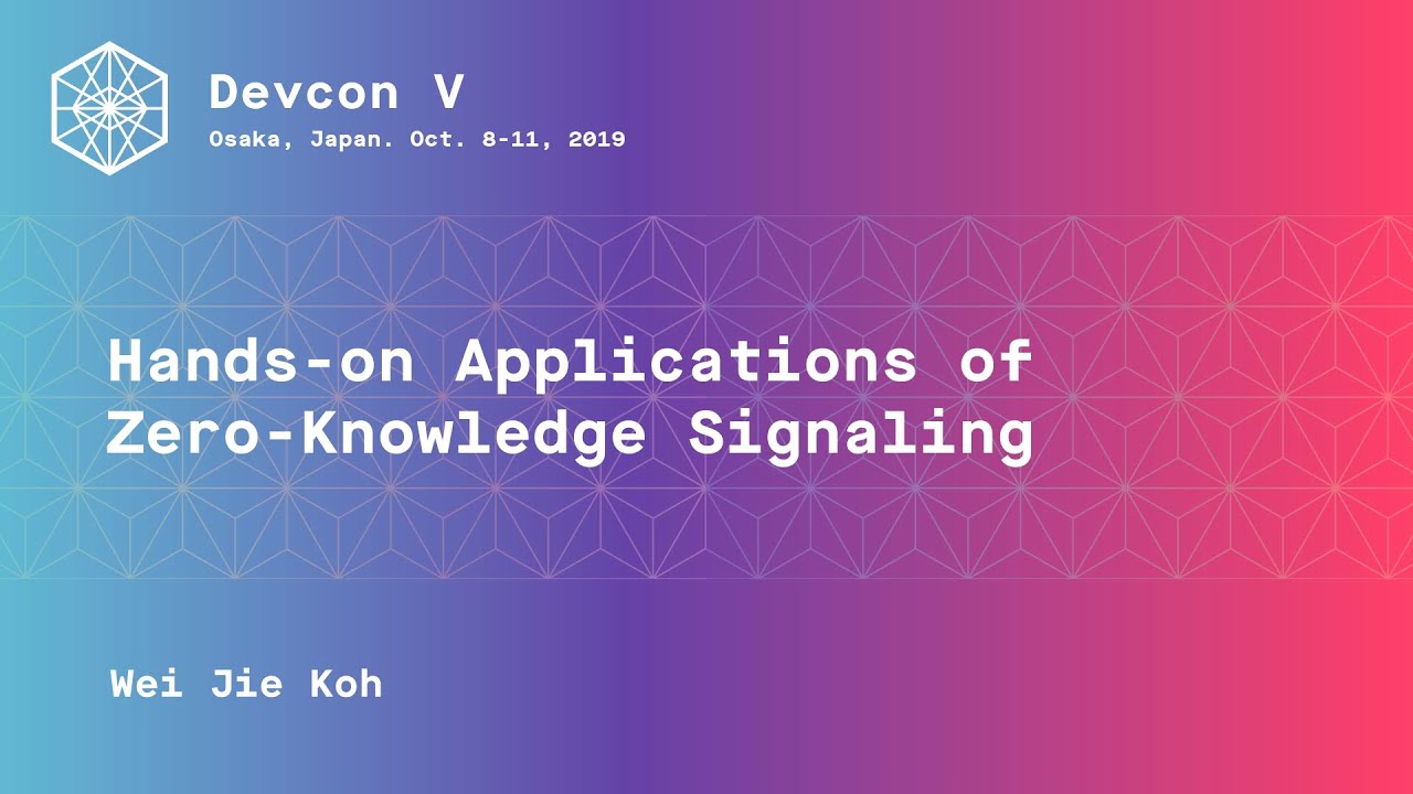 Hands-on applications of zero-knowledge signalling preview