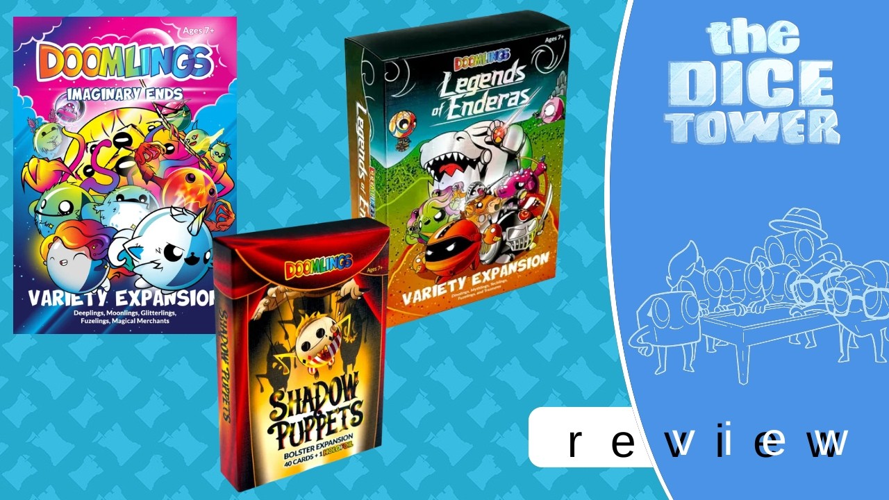Doomlings Expansion Review:  Imaginary Ends, Legends of Enders, and Shadow Puppets