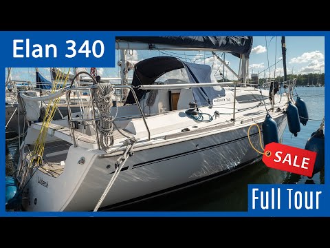 Elan 340 zu verkaufen - Rundgang durch die Segelyacht (VERKAUFT)