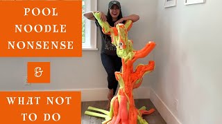 Create a PVC Tree for a Witch Halloween Display - Part 2! Tutorial...kinda of