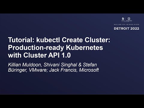Tutorial: kubectl Create Cluster...-K Muldoon, S Singhal, Y Rao Kakaraparthi & S Büringer, J Francis