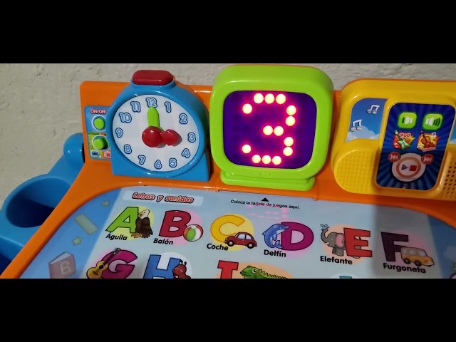 Vídeo relacionado con VTech-Baby Mesita Infantil Actividades Sensoriales, Mesa de Desarrollo para bebés con múltiples Juegos, Panel Interactivo extraíble, Actividad Musical y evolutiva, Regalo bebés +9 Meses, Versión ESP