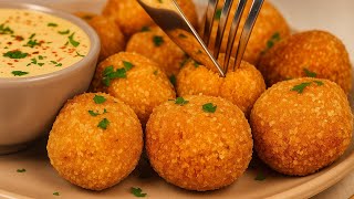 Crispy Chickpea Bombs with MELTY Center! (Vegan Game-Changer)
