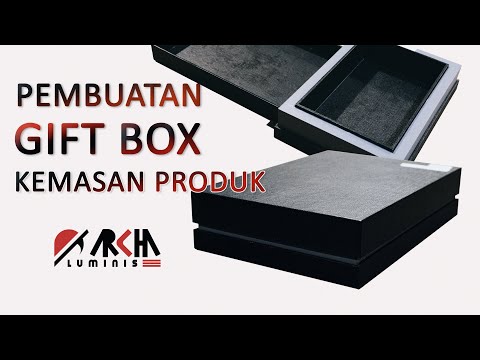 Making gift boxes / product packaging using grooving technology
