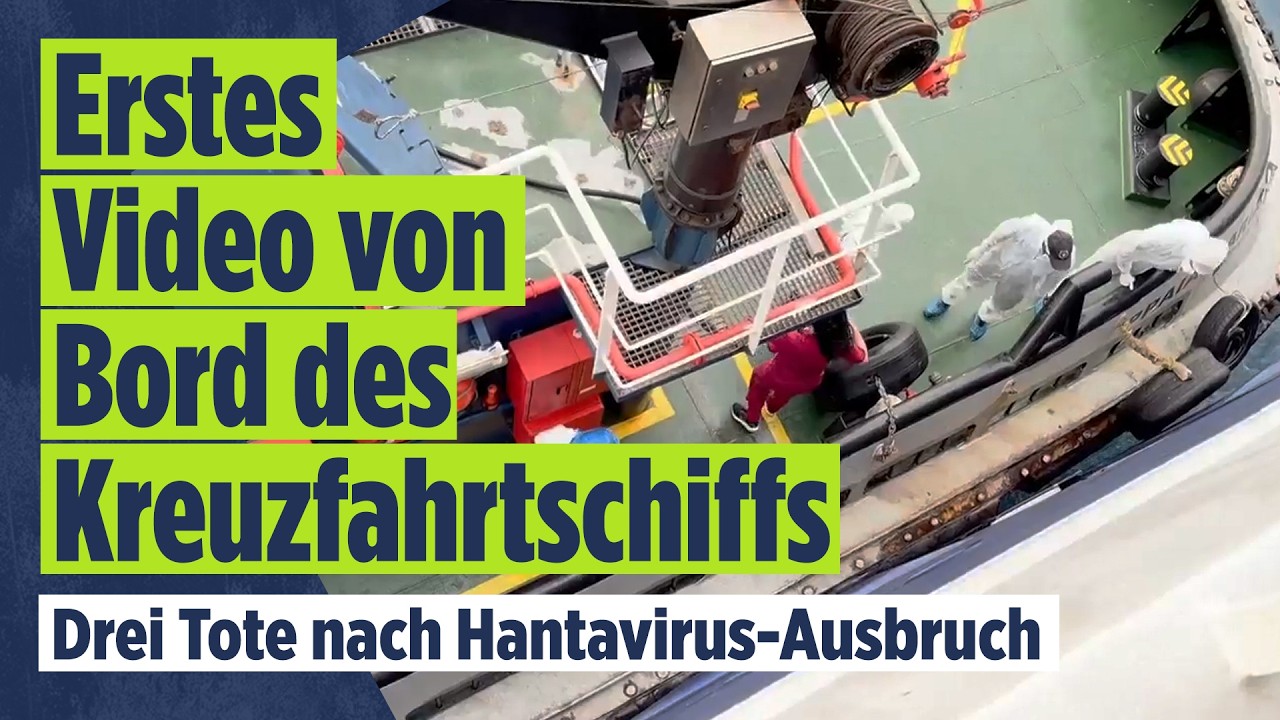 Hantavirus: Drei Tote auf dem Kreuzfahrtschiff MV Hondius – Erstes Video von Bord
