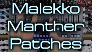Video thumbnail for Malekko Heavy Industry - Manther *First Impressions & Factory Patches* by DivKid