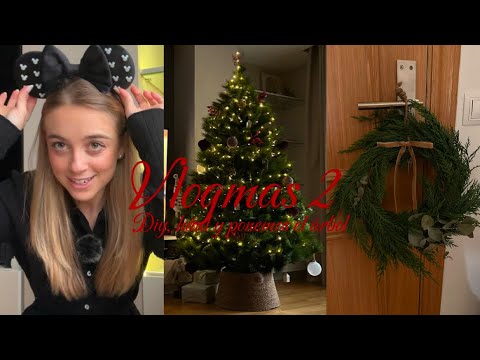 VLOGMAS 2 – DIY corona navideña, decoramos la casa, y super haul de zara home y shein.