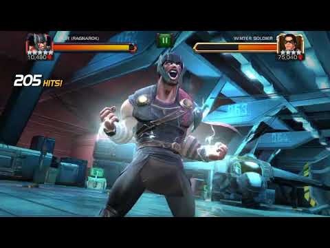 Marvel Contest of Champions 5 Star Thor Ragnarok vs Realm of Legends Winter Soldier