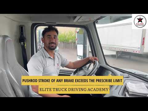 PUSHROD STROKE OF ANY BRAKE EXCEEDS THE PRESCRIBE LIMIT | TRUCK INSPECTION | 2022 | BRAMPTON, ON