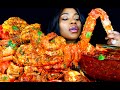 KING CRAB SEAFOOD BOIL MUKBANG SEAFOOD MUKBANG DESHELLED LOBSTER SEAFOOD BOIL ASMR EATING