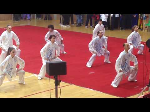 Grand Master Xu Hao Performing Health QiGong Ba Duan Jin in Modena 2017