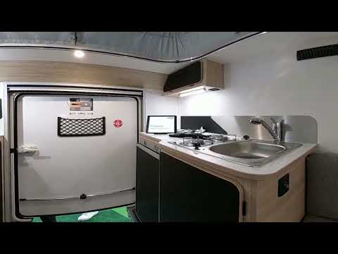 Innenaufnahme Wohnwagen Trigano Mini Freestyle 300 SPORT EDITION Modelljahr 2024