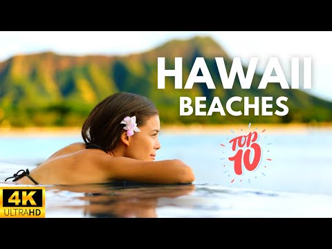TOP 10 BEST Hawaii Beaches You Won't BELIEVE Are Real - 4K VIDEO