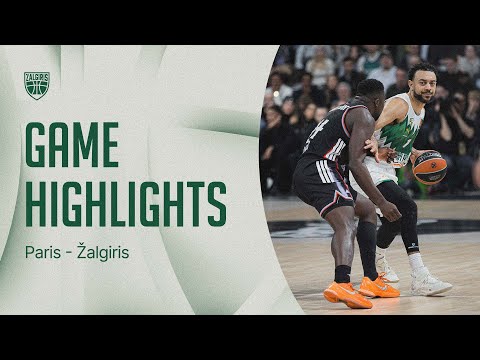 Paris - Žalgiris | Game Highlights | 2025.12.11