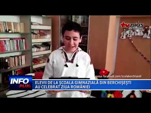 ELEVII DE LA SCOALA GIMNAZIALA DIN BERCHISESTI AU CELEBRAT ZIUA ROMANIEI
