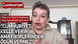 Mine G. Kırıkkanat: Cumhuriyet Gazetesi'nden kimsenin Sedat Peker'le f