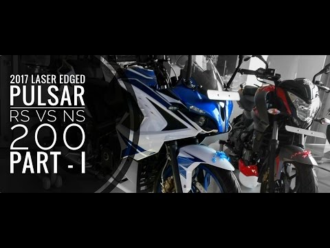 2017 Pulsar RS 200 Laser Edged First Ride/Review/MotoVlog Comparison with Pulsar NS 200 (PART - 1)