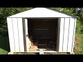 Arrow 8x10 Metal Storage Shed: Update After 4 Years