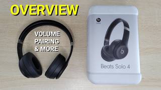 Beats Solo 4 Headphones Overview – Button Controls, Volume, Adjusting, Ports, & Pairing