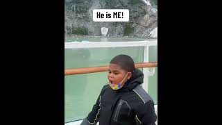 He is ME! #Alaska #disneywonder #Glacier #cold #cruiselife -#cruisingwithkids