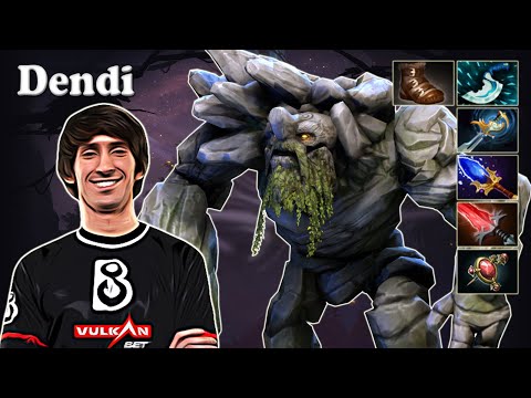 Dendi - Tiny Midlane | Dota 2 7.29c Gameplay