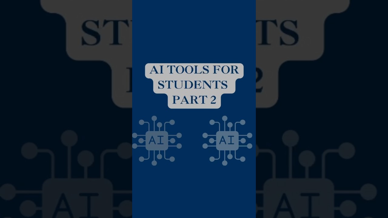 AI TOOLS EVERY STUDENT SHOULD KNOW PART 2!