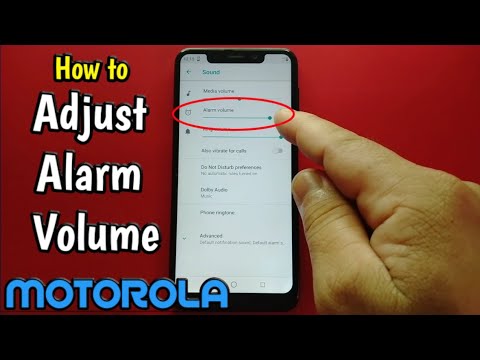 How to Adjust Alarm Volume on Motorola One (XT1941-4)