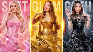 Pink vs Black vs Gold Mermaid! Mermaid Triplets in Real Life MQDEFAULT Thumbnail