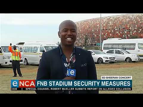 JMPD beef up security for Ed Sheeran concert