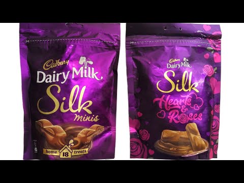 Cadbury Dairy milk silk minis & Cadbury Dairy milk silk Hearts & Roses #shorts #myfirstshorts