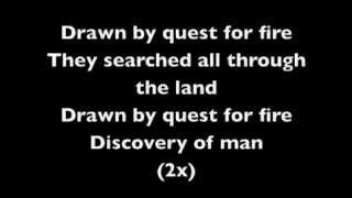 quest for fire by iron maiden lyrics