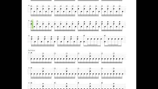 Red Light in My Eyes Part 1 + Children Of Bodom + Drum only + Drum tab