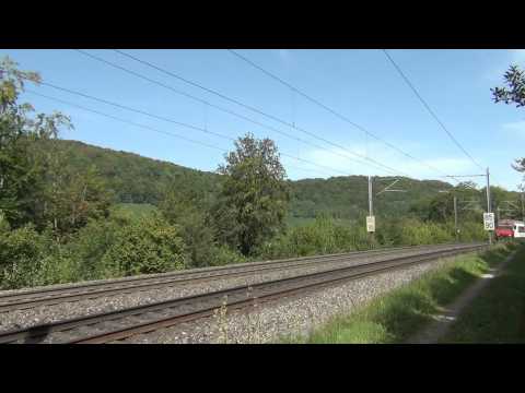Bahn Action zwischen Effingen und Frick
