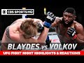 UFC Fight Night Highlights: Blaydes outpoints Volkov with strong wrestling | CBS Sports HQ