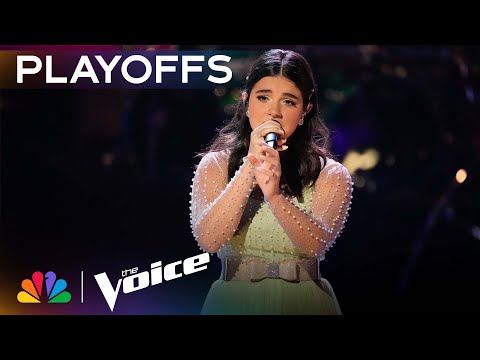 Teenager Julia Roome Performs Cyndi Lauper's "True Colors" | The Voice Playoffs | NBC