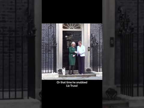 #cat Larry, the resident cat of the Prime Minister’s office, decided to meet Pre