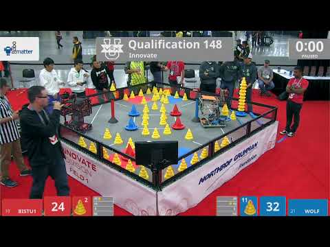2018 VEXU Innovate Q148 - BISTU1 vs WOLF - 64 to 118