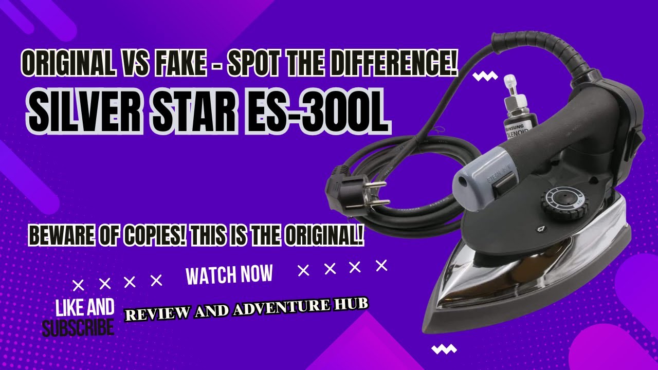 Silver Star ES-300L Gravity Steam Iron Unboxing & Review | Original Eunsung Industrial Iron