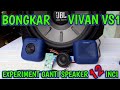 Bongkar Vivan Vs1 Dan Audio Test Experiment Ganti Speaker JBL 12 1000 Watts Powerfull Bass Boosted