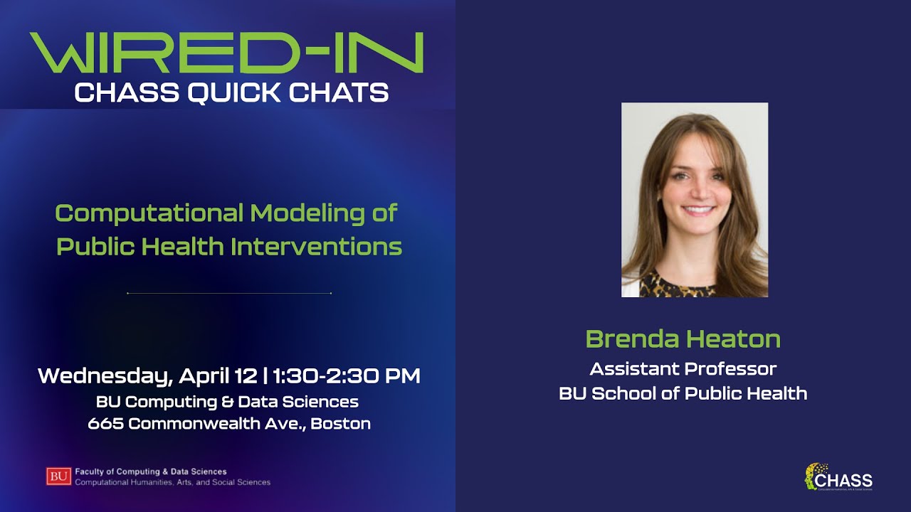 Computational Modeling of Public Health Interventions