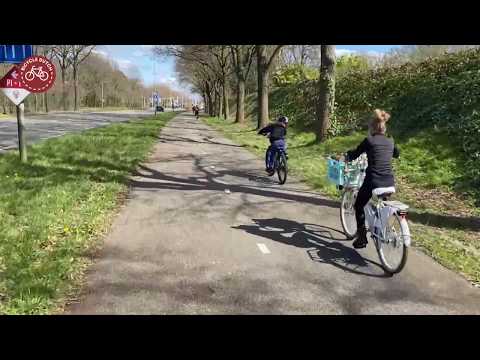 Cycling to the Maashorst (NL)
