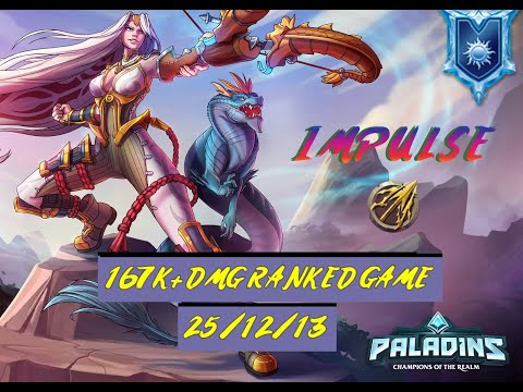 IMPULSE CASSIE WINS MATCHES | 167K+ DMG IN DIAMOND RANK | PALADINS GAMEPLAY