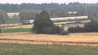 preview picture of video 'EU07-078 z pociągiem specjalnym Hansa Zug w okolicy Buku'