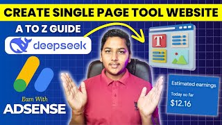 How to Create Single Page Tool Website Using Ai?