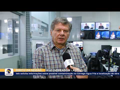 Ielo solicita informações sobre possível contaminação no Córrego Água Fria e localização de obra ?? 