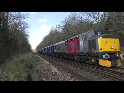 (HD) Kent Rail Action - April 2016