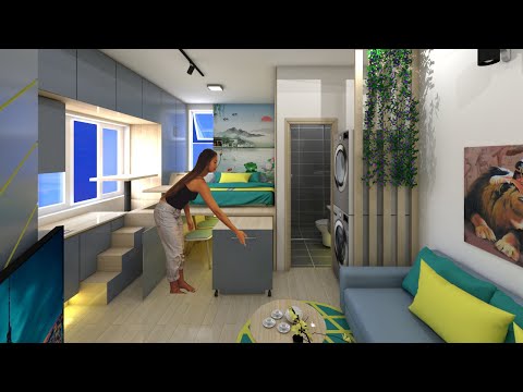 Tiny Apartment Ep7 | Micro Apartment 25sqm(269sqft) | Never Too Small