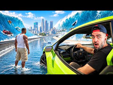 FRANKLINI BÜYÜK TSUNAMIDEN KURTARDIM - GTA 5 MODS