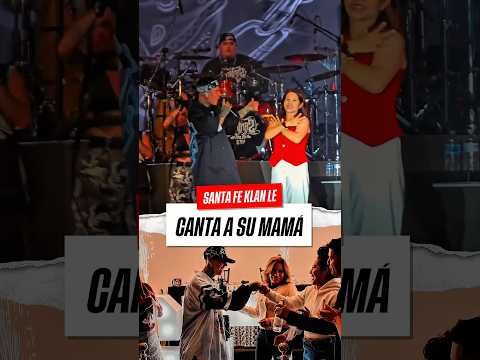 Santa Fe Klan le canta LAS MAÑANITAS a su MAMÁ ♥️ #amor #santafeklan #hiphop #mexico